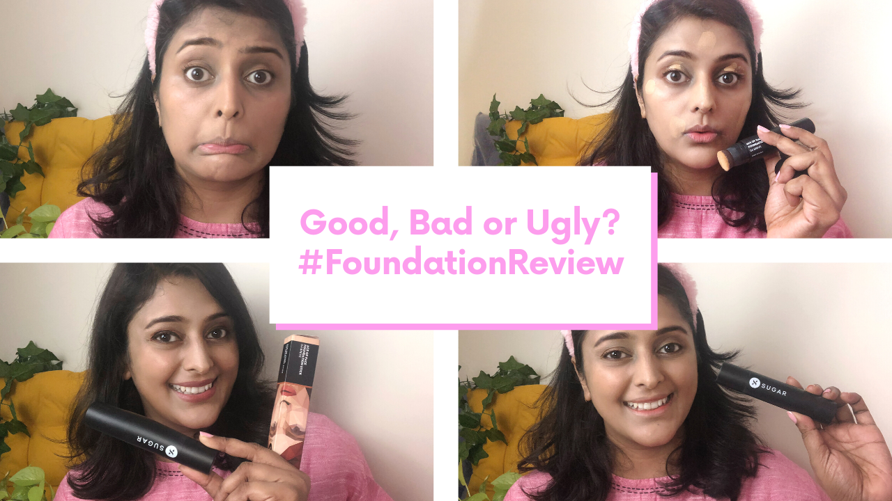 Haute Kutir Sugar Ace of Face Foundation Stick Review Swatches